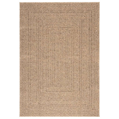 Rug ZIZUR 140x200 cm Jute Look Indoor and Outdoor