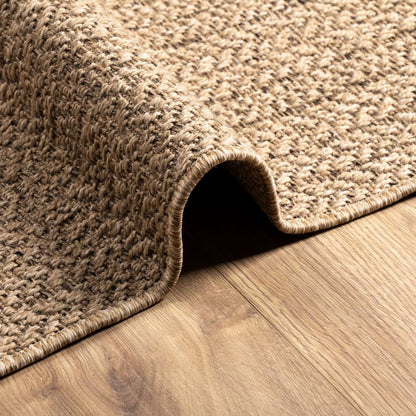 Rug ZIZUR 140x200 cm Jute Look Indoor and Outdoor