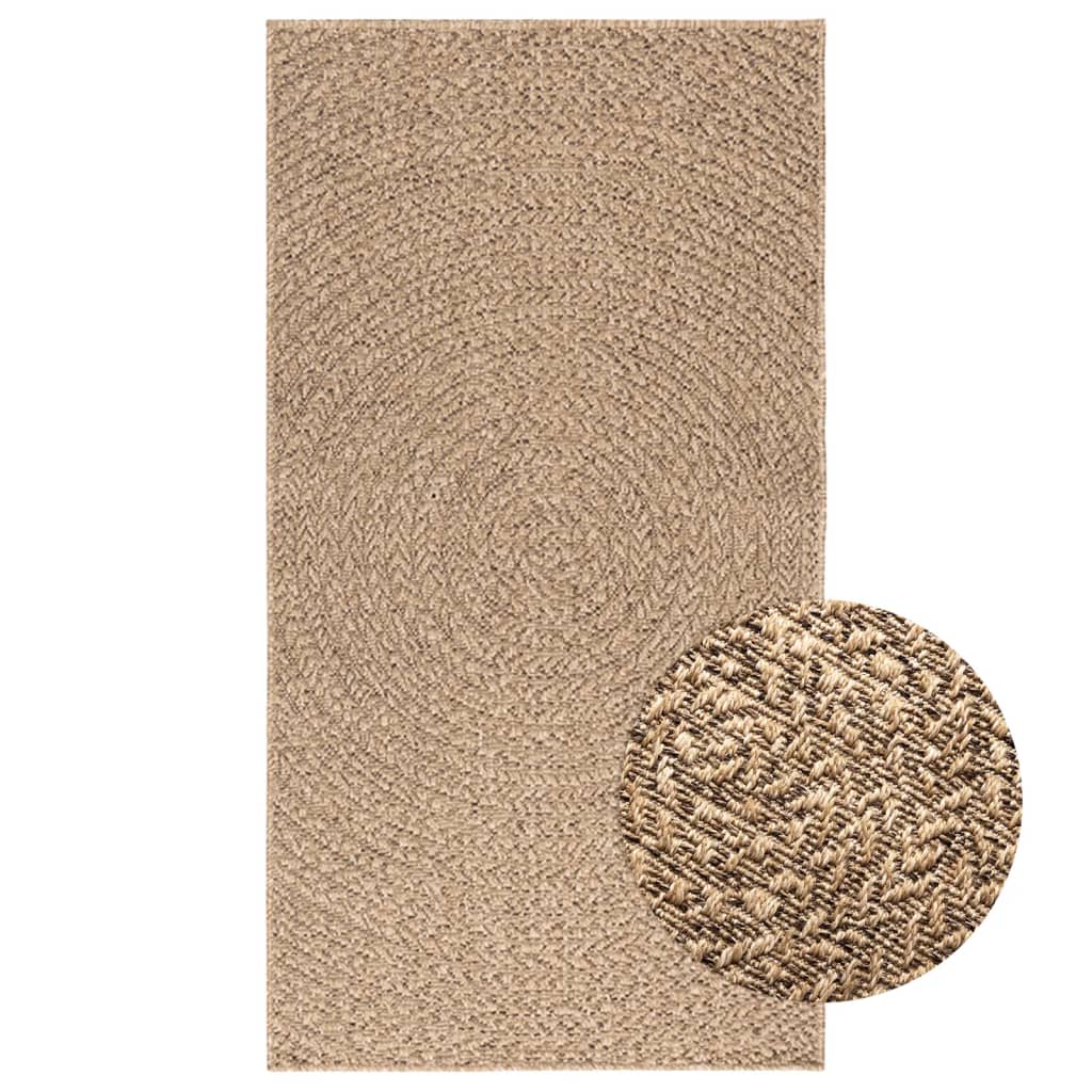 Rug ZIZUR 80x150 cm Jute Look Indoor and Outdoor