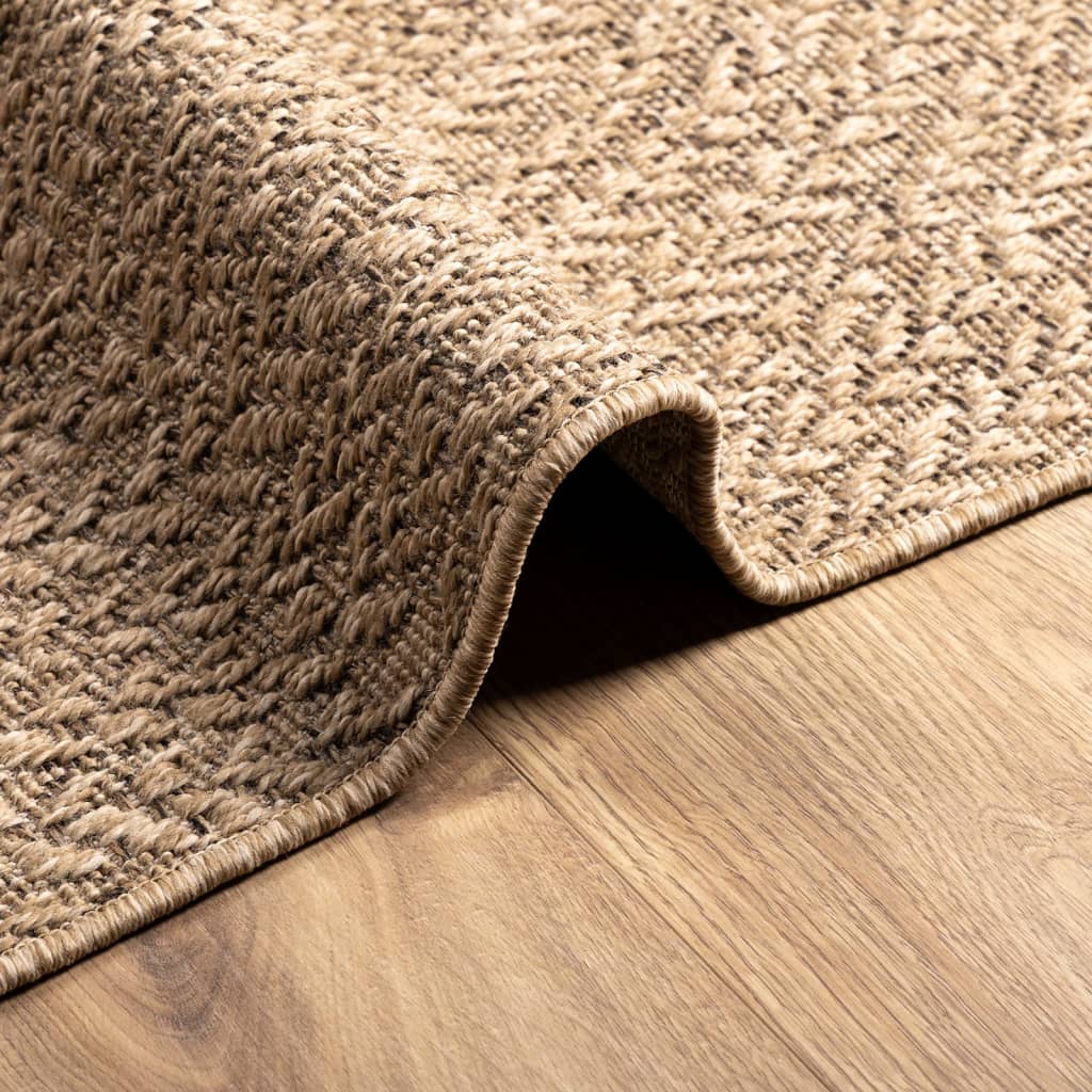 Rug ZIZUR 80x150 cm Jute Look Indoor and Outdoor