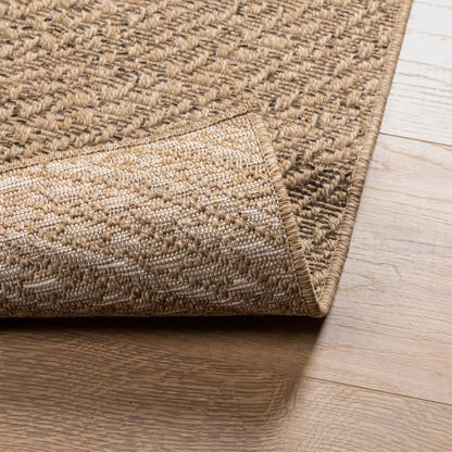 Rug ZIZUR 80x150 cm Jute Look Indoor and Outdoor