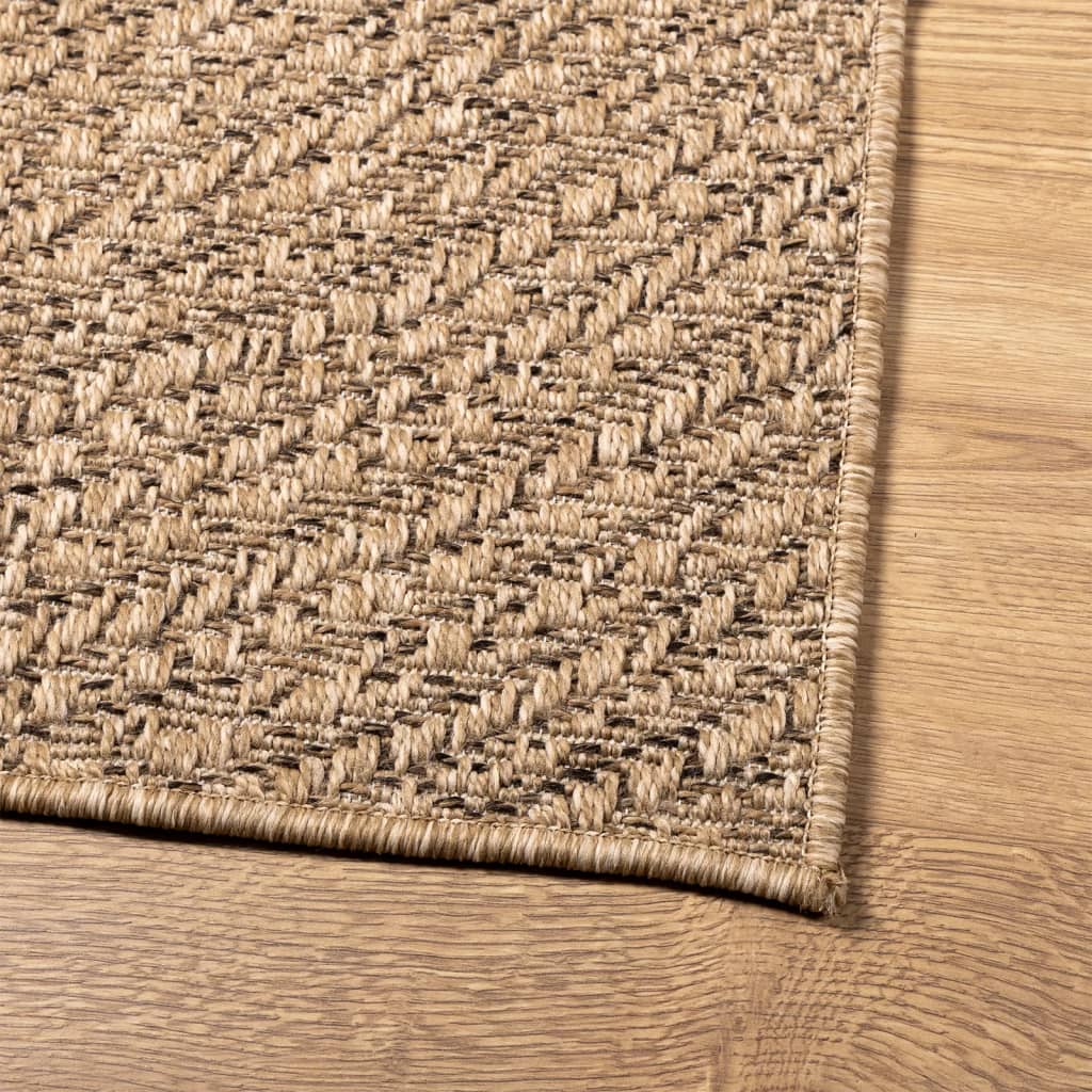 Rug ZIZUR 80x150 cm Jute Look Indoor and Outdoor