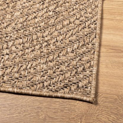 Rug ZIZUR 120x170 cm Jute Look Indoor and Outdoor