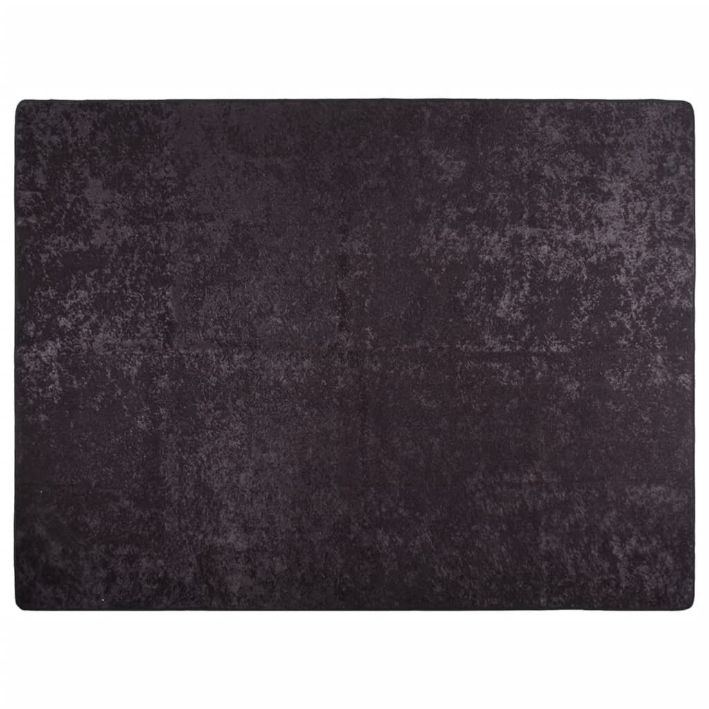 Rug Washable Anthracite 400x300 cm Anti Slip