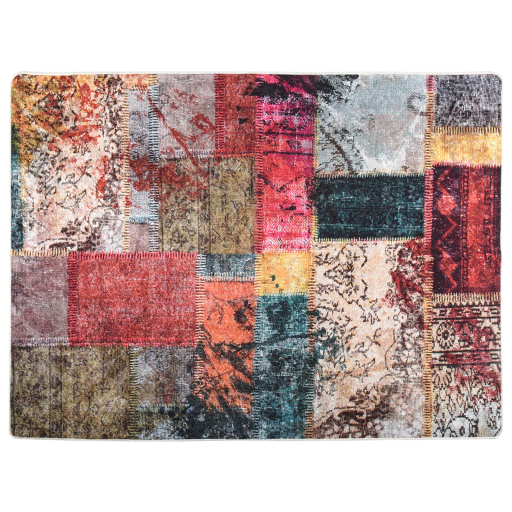 Rug Washable Multicolour 400x300 cm Anti Slip