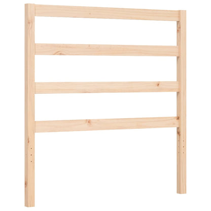 Bed Frame without Mattress 90x190 cm Single Solid Wood Pine