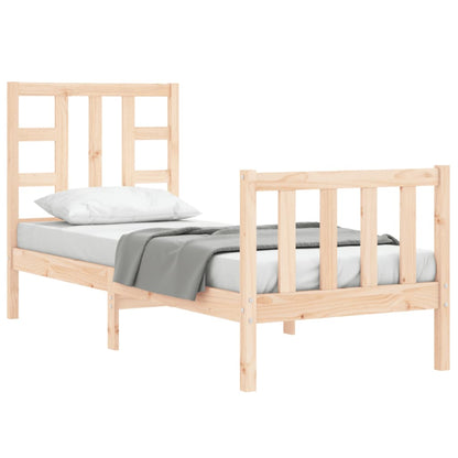 Bed Frame without Mattress Small Single Solid Wood Pine