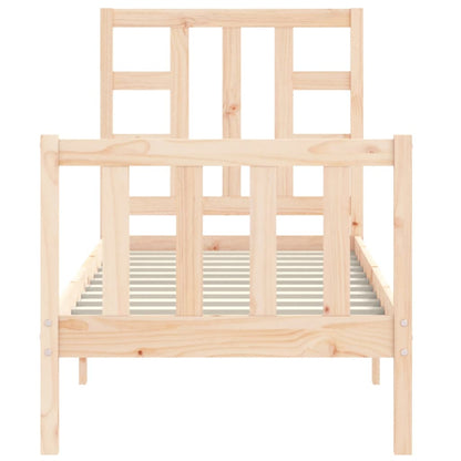 Bed Frame without Mattress Small Single Solid Wood Pine