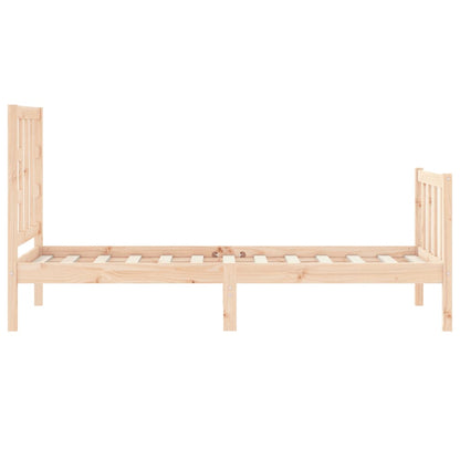 Bed Frame without Mattress Small Single Solid Wood Pine