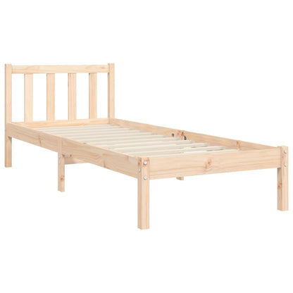 Bed Frame without Mattress Small Single Solid Wood Pine