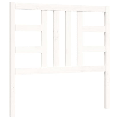 Bed Frame without Mattress White 90x190 cm Single Solid Wood Pine