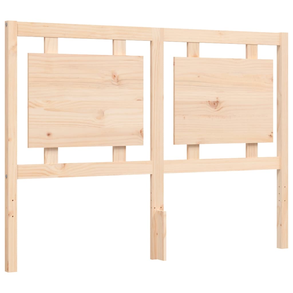 Bed Frame with Headboard Small Double Solid Wood