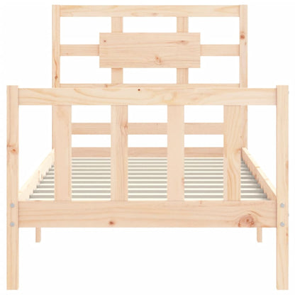 Bed Frame without Mattress Small Single Solid Wood Pine