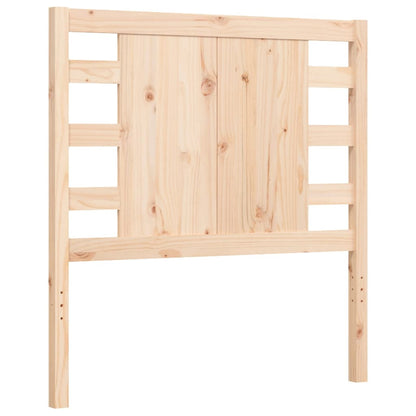 Bed Frame without Mattress Single Solid Wood Pine