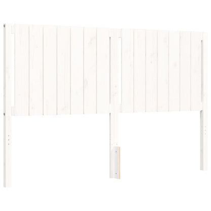 Bed Frame without Mattress White 160x200 cm Solid Wood Pine