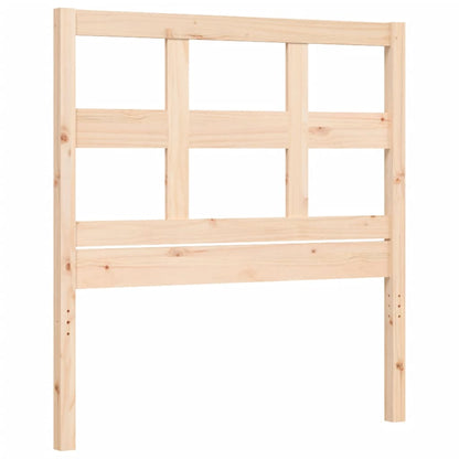 Bed Frame without Mattress Single Solid Wood Pine