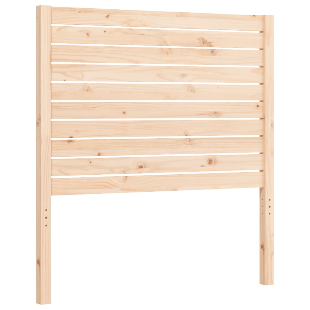 Bed Frame with Headboard Single Solid Wood