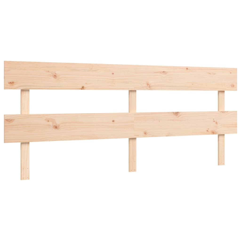 Bed Frame with Headboard Super King Size Solid Wood