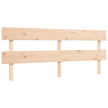 Bed Frame with Headboard Super King Size Solid Wood