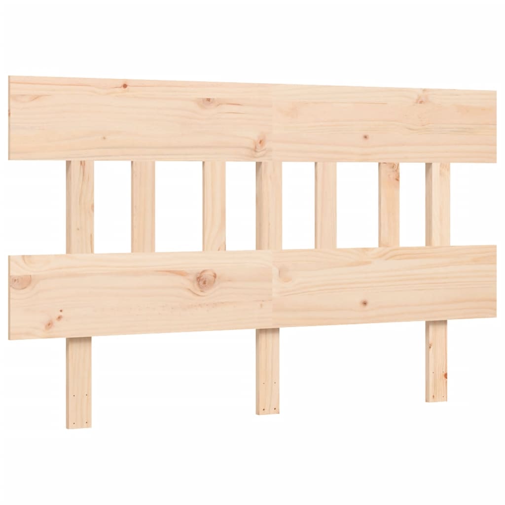 Bed Frame without Mattress 120x200 cm Solid Wood Pine