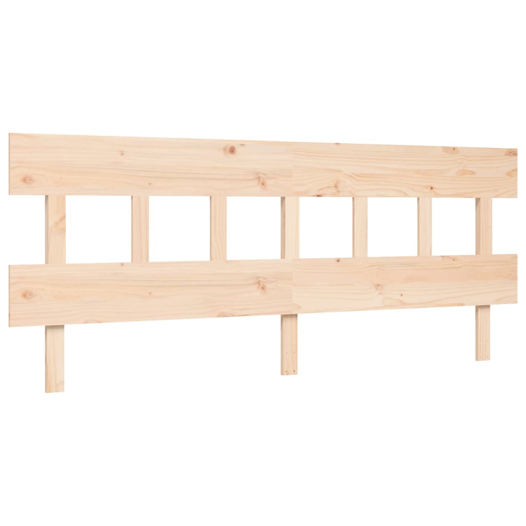 Bed Frame without Mattress 200x200 cm Solid Wood Pine