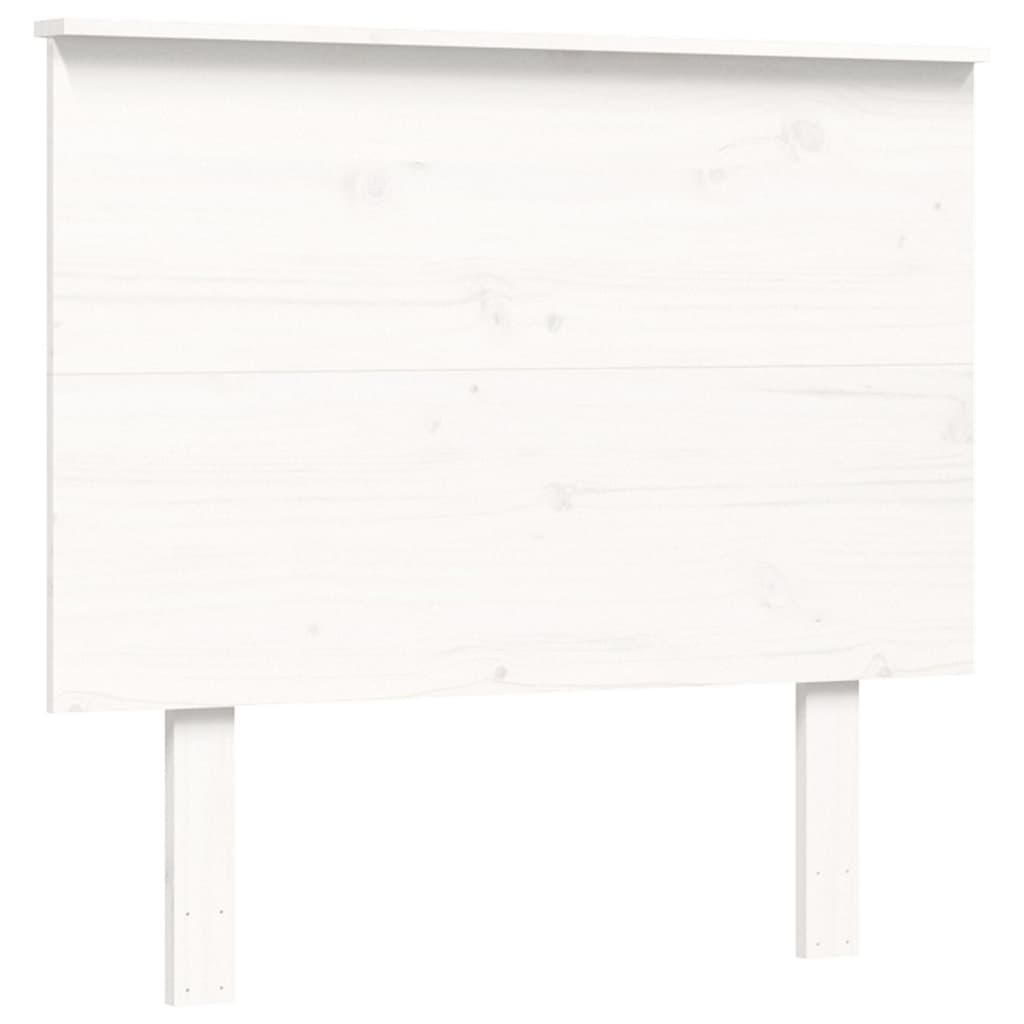 Bed Frame without Mattress White Small Single Solid Wood Pine