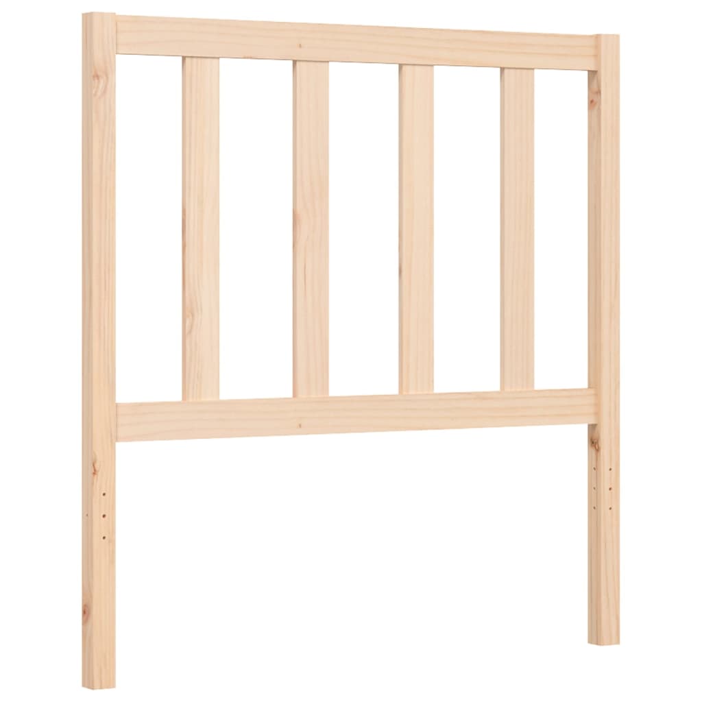 Bed Frame without Mattress Single Solid Wood Pine