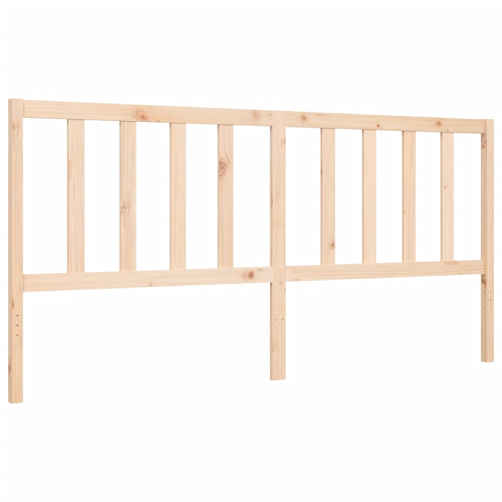 Bed Frame without Mattress 200x200 cm Solid Wood Pine