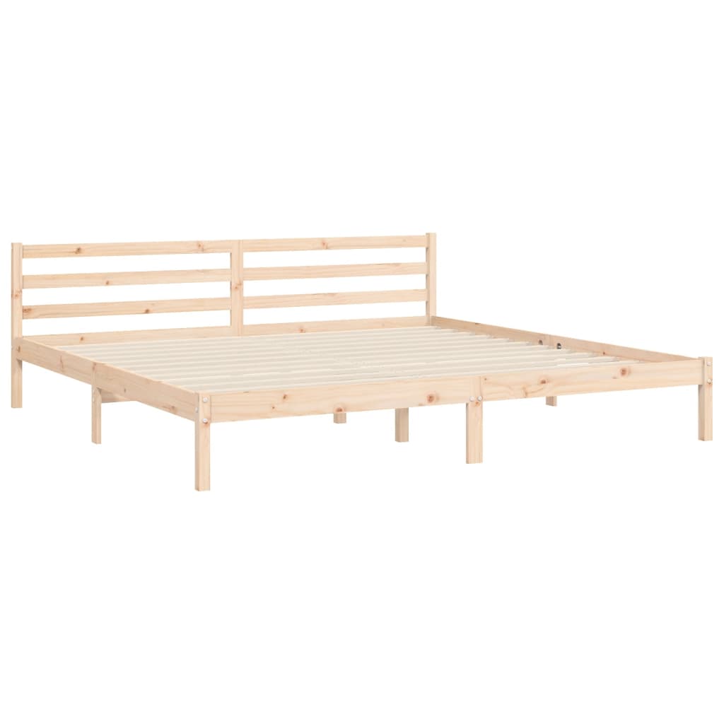 Bed Frame without Mattress Super King Size Solid Wood