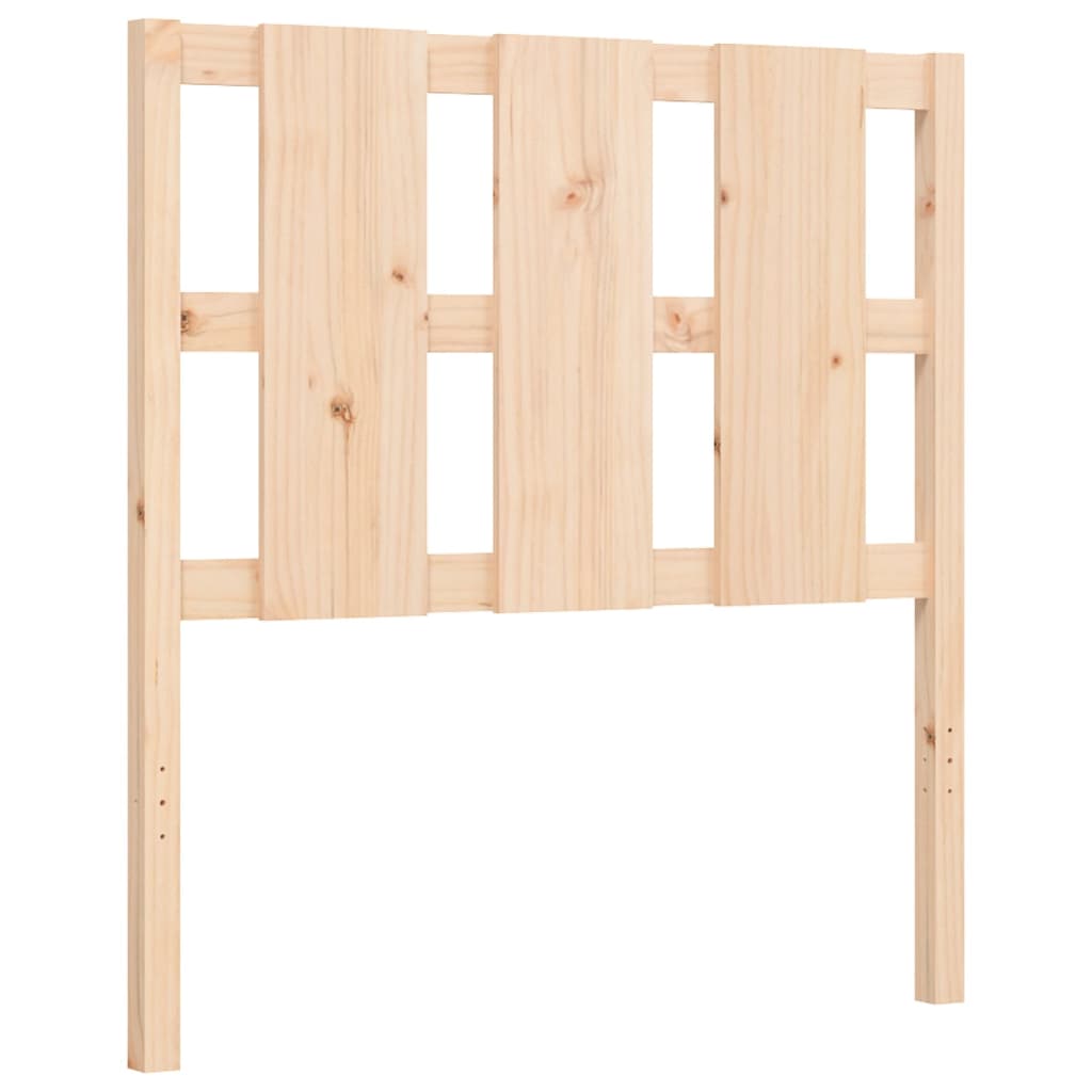 Bed Frame without Mattress Single Solid Wood