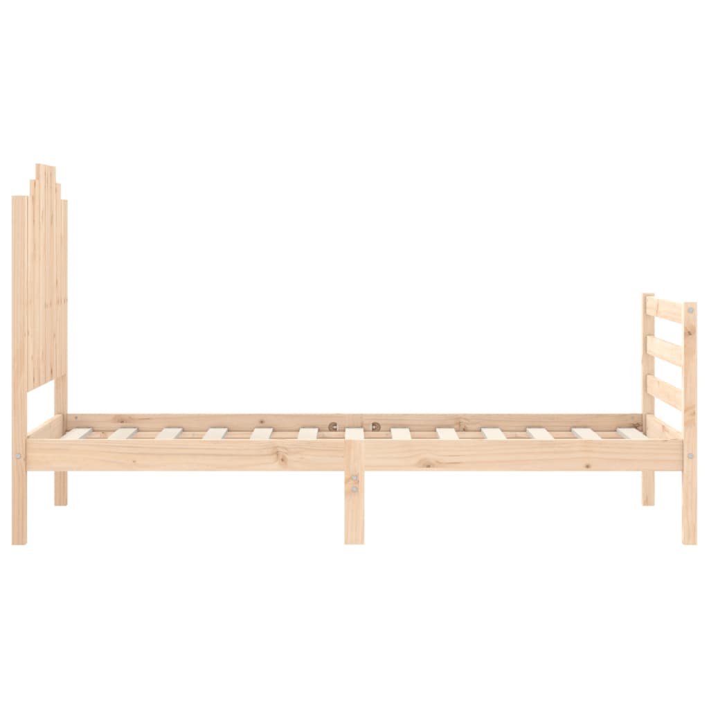 Bed Frame without Mattress Small Single Solid Wood