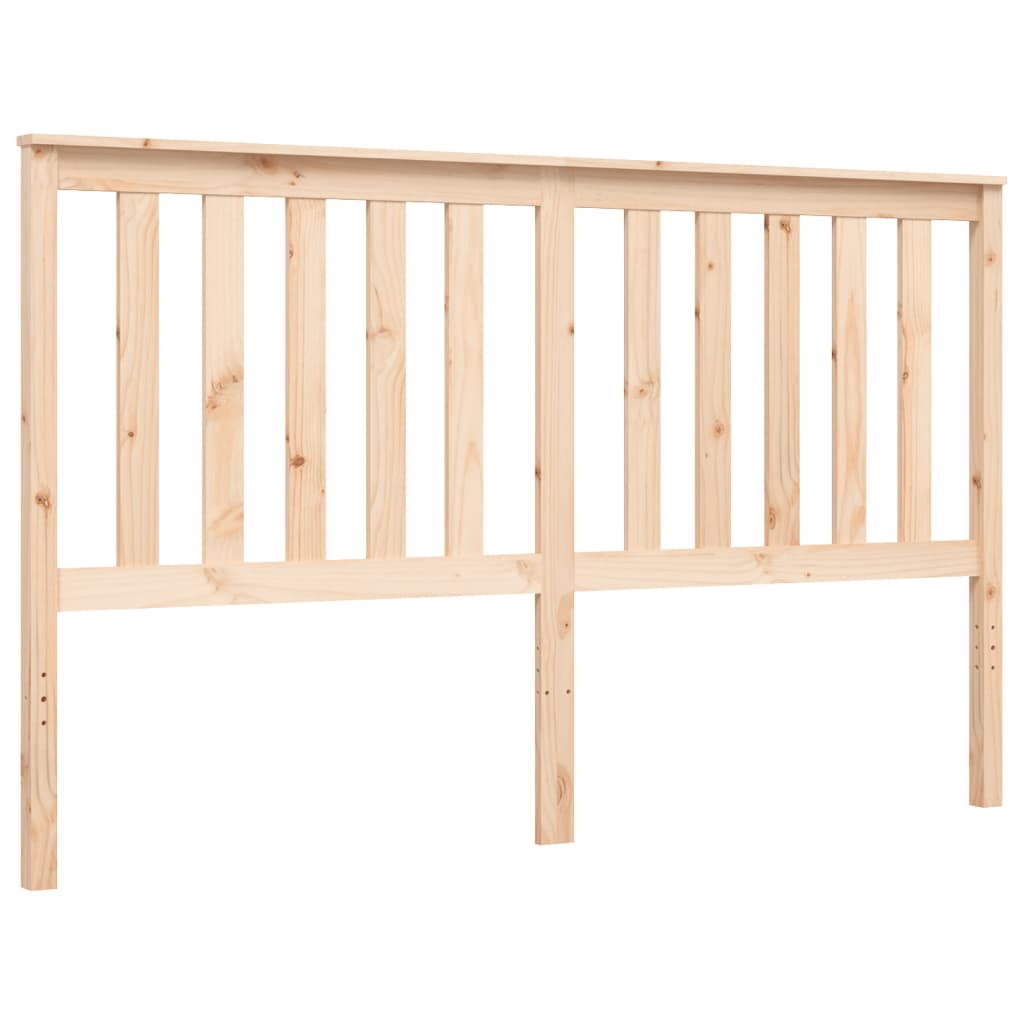 Bed Frame without Mattress King Size Solid Wood