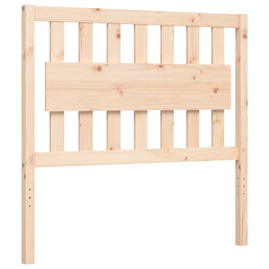 Bed Frame without Mattress 100x200 cm Solid Wood