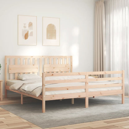 Bed Frame without Mattress Super King Size Solid Wood