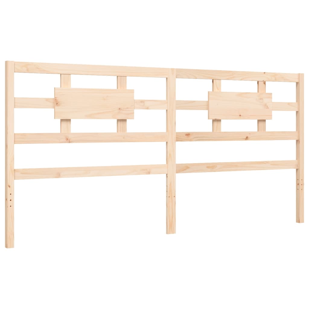 Bed Frame without Mattress 200x200 cm Solid Wood