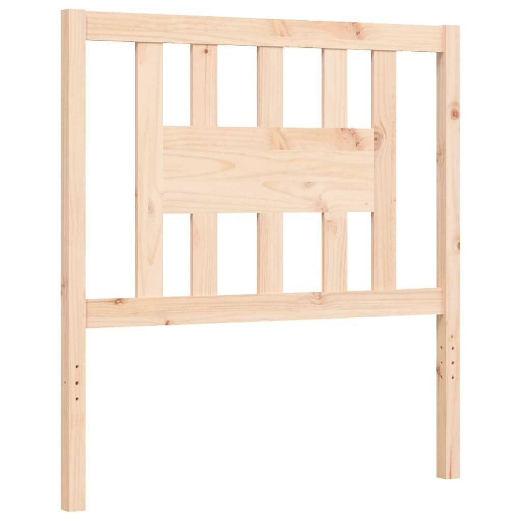 Bed Frame without Mattress 90x200 cm Solid Wood