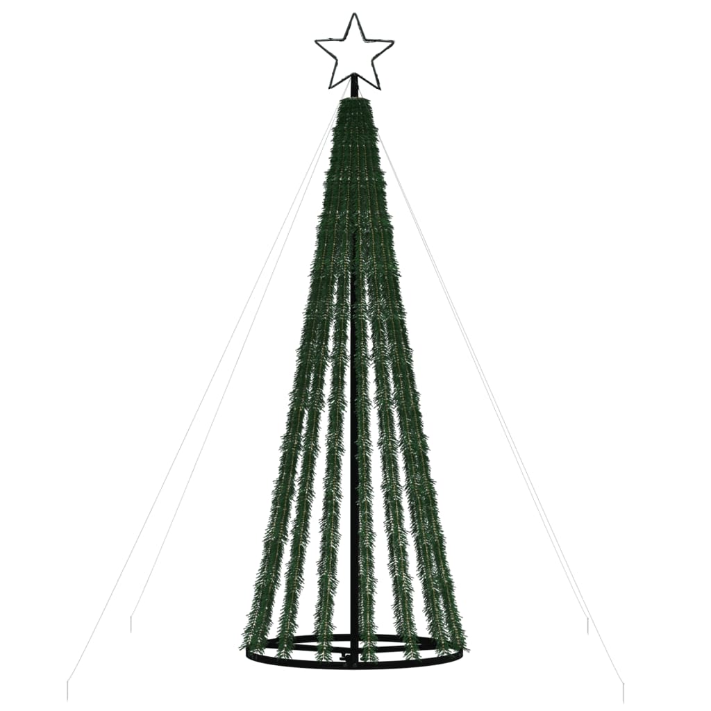 Christmas Tree Light Cone 275 LEDs Colourful 180 cm