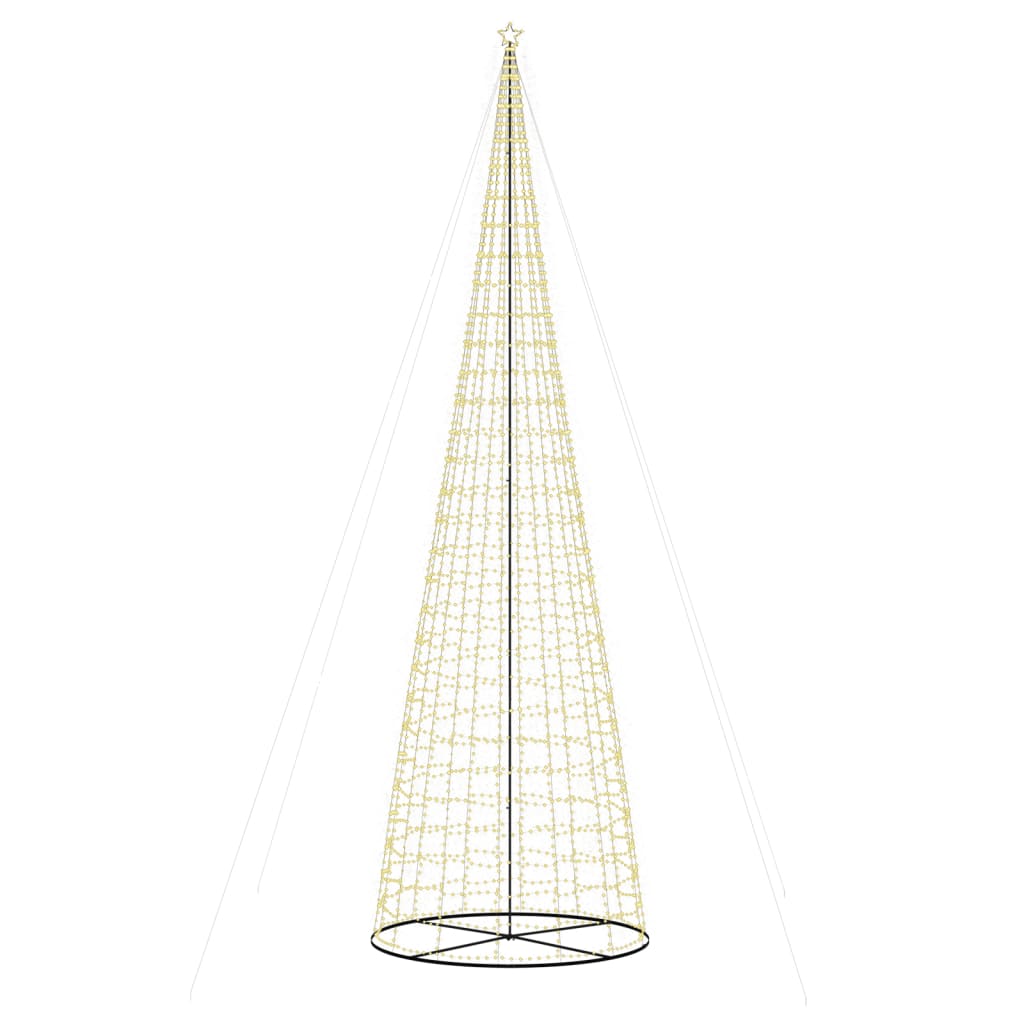 Christmas Tree Light Cone 3020 LEDs Warm White 800 cm