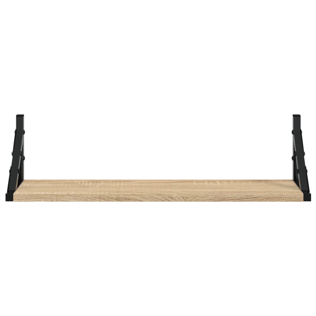 Wall Shelves 2 pcs Sonoma Oak 60x15x15.5 cm