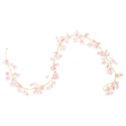 Artificial Flower Garlands 6 pcs Light Pink 180 cm