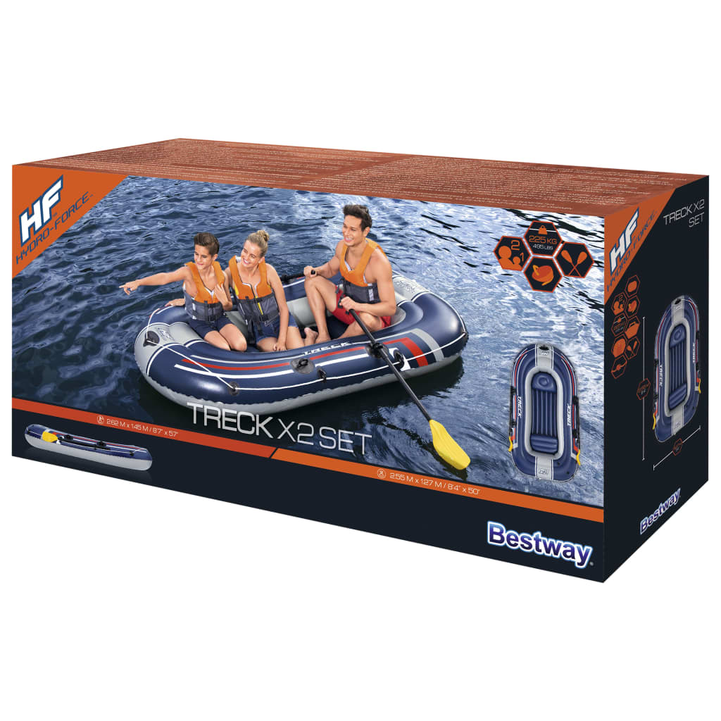 Bestway Hydro-Force Treck x2 Set Inflatable Boat 255x127 cm