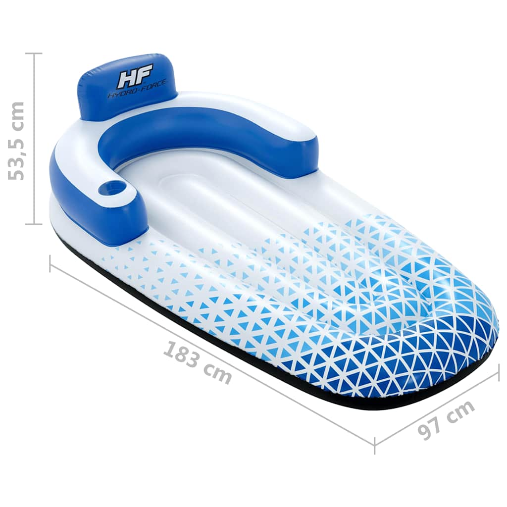 Bestway Hydro Force Floating Lounger 183x97 cm Blue