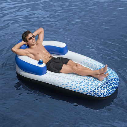 Bestway Hydro Force Floating Lounger 183x97 cm Blue