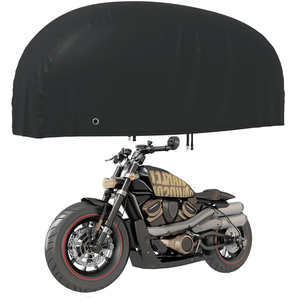 Motorcycle Covers 2 pcs 230x95x125 cm 210D Oxford Fabric