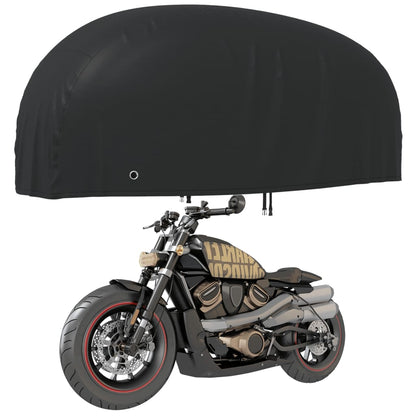 Motorcycle Covers 2 pcs 245x105x125 cm 210D Oxford Fabric