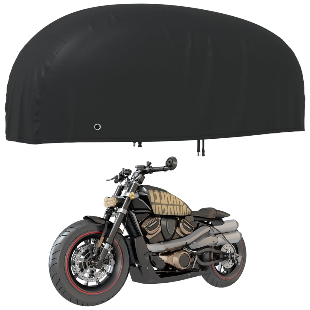 Motorcycle Covers 2 pcs 295x110x140 cm 210D Oxford Fabric