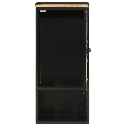 Bathroom Cabinet 40x27x90 cm Iron and Solid Wood Mango