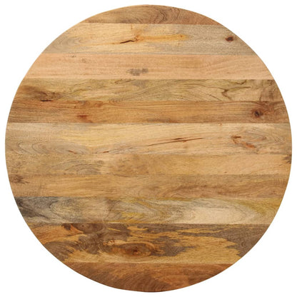 Table Top Ø 80x2.5 cm Round Solid Wood Mango