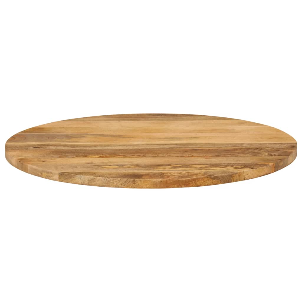 Table Top Ø 80x2.5 cm Round Solid Wood Mango