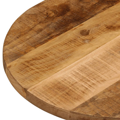 Table Top 80x40x2.5 cm Oval Solid Wood Rough Mango